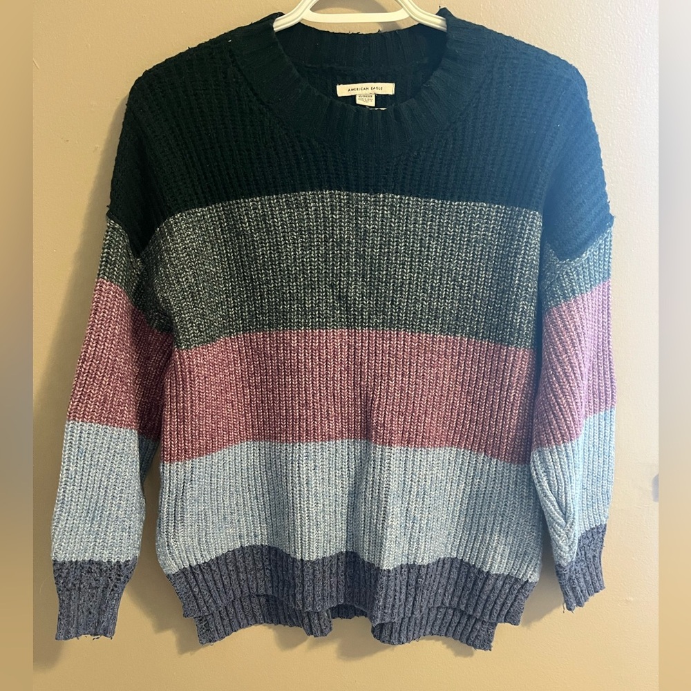 American Eagle Outfitters Multicolor Striped Sweater